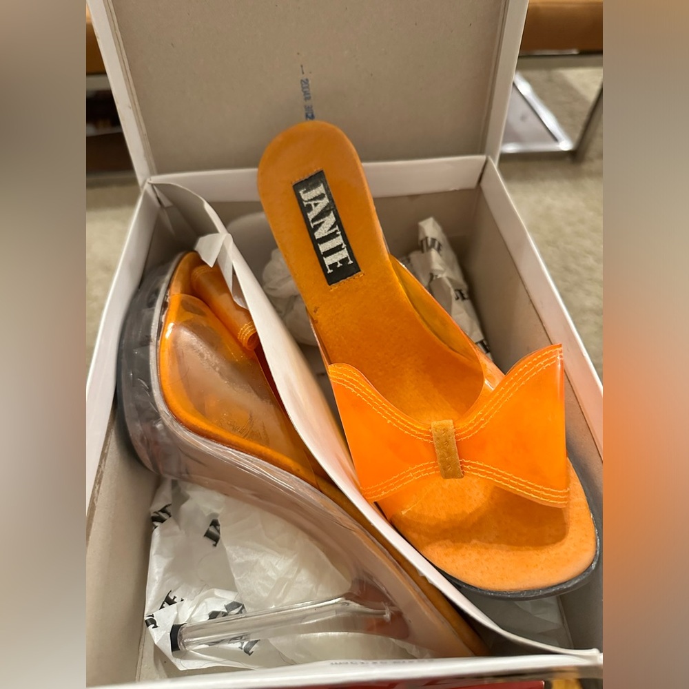 Orange heels